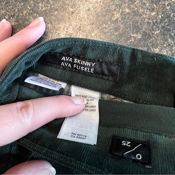 Lucky Brand Ava skinny Corduroy Pants - Picture 5 of 5